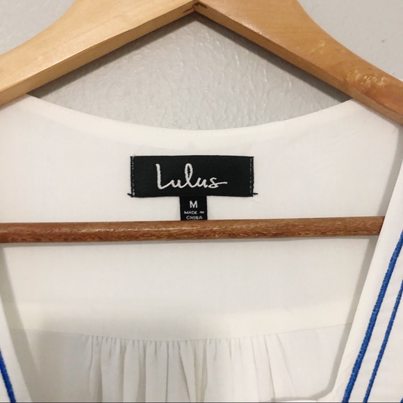 Lulus Down in Kokomo Ivory Embroidered Shift Dress - Picture 7 of 7